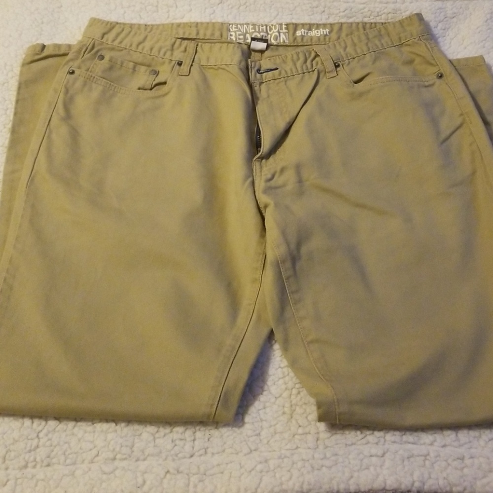 Kennth Cole Reaction Khaki Colored Pants